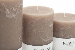 Wholesale Flamant Beth, Bougie, Couleur Taupe, 9X15Cm