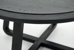 Hot Flamant Livy, Table Basse, Ronde, Noir