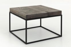Wholesale Flamant Urban, Table D'Appoint, Chene Et Metal, Marron Fonce