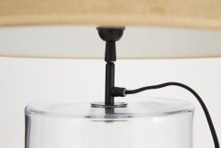 New Flamant Cypri, Lampe De Table, Verre, Noir, L