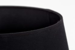 Clearance Flamant Lindro, Abat-Jour, Noir, Cylindre, 30 Cm