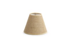 New Flamant Clips, Abat-Jour, Jute, Conique, 14 Cm