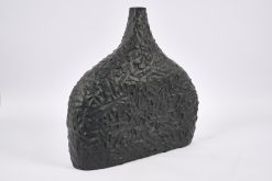 Clearance Flamant Corralee, Vase, Ceramique, Noir, L