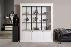 Wholesale Flamant Iron Jason, Armoire, Blanc, 3 Portes En Fer