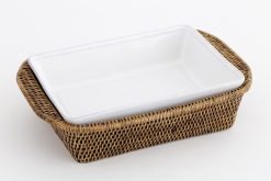 Best Flamant Jille, Plat A Four, Ceramique, Blanc, 25Cm