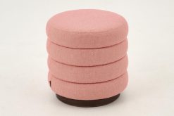 New Flamant Beatrice, Pouf, Rond, Rose