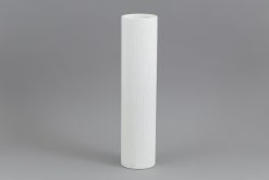 Clearance Flamant Ayla, Vase, Verre, Blanc, O10,5X44H