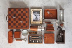Online Flamant Manhattan, Jigger A Cocktail, Cuir Marron