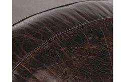 New Flamant Burnham, Fauteuil Club, Marron Fonce, Cuir