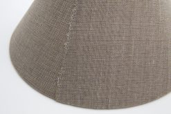 Hot Flamant Circum, Abat-Jour, Naturel Et Gris, Conique, 55 Cm