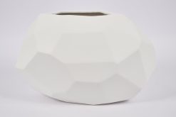 Hot Flamant Belinda, Vase, Ceramique, Blanc, Modele 1