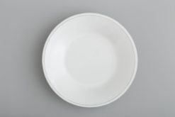 New Flamant Jille, Assiette Creuse, Ceramique, Blanc