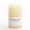 Clearance Flamant Beth, Bougie, Couleur Creme, 7X11,5Cm
