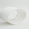 Online Flamant Ovale, Abat-Jour, Blanc, Ovale, 30 Cm