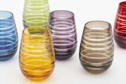 Wholesale Flamant Brahms, Verre, Differentes Couleurs, Ensemble De 6