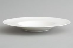 Hot Flamant Cathy, Assiette A Pates, Bone China, Blanc