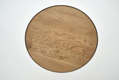 Best Flamant Madison, Table D'Appoint, Chene Et Metal, Ronde, 60 Cm, Marron Clair
