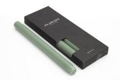 New Flamant Nell, Bougie De Table, Couleur Vert Olive, Lot De 4