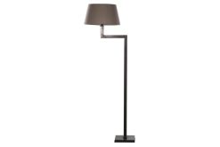 New Flamant Martha, Lampadaire, Marron/Noir, Laiton