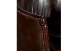 Online Flamant Melbury, Fauteuil Club, Marron Fonce, Cuir