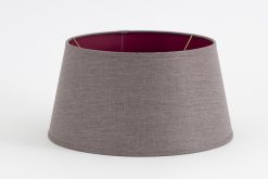 Clearance Flamant Lindro, Abat-Jour, Violet, Cylindre, 35 Cm