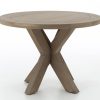Hot Flamant Forino, Table A Manger, Chene Patine, Ronde, 110 Cm