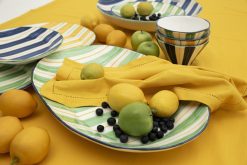 New Flamant Nanna, Assiette De Service, Vert, Ovale