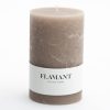 Wholesale Flamant Beth, Bougie, Couleur Taupe, 9X15Cm
