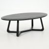 Hot Flamant Livy, Table Basse, Ovale, Noir, L
