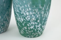 Wholesale Flamant Dego, Vase, Verre, Turquoise, L