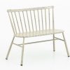 Clearance Flamant Claire, Banc De Jardin, Blanc Retro