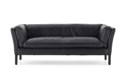 Clearance Flamant Bellamy, Canape, Noir, Cuir, 2,5 Places