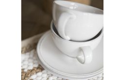 Best Flamant Jille, Tasse Et Soucoupe, Ceramique, Blanc, S, 50Ml