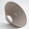 Hot Flamant Circum, Abat-Jour, Naturel Et Gris, Conique, 55 Cm