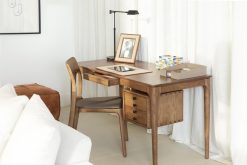 Online Flamant Milburn, Sous-Main, Laine Et Cuir