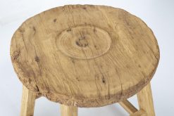 Hot Flamant Porta, Table D'Appoint, Bois Recycle
