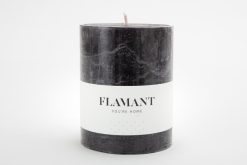 New Flamant Beth, Bougie, Couleur Noir, 9X11,5Cm