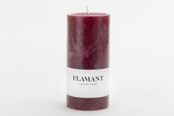Hot Flamant Beth, Bougie, Couleur Rouge Balmoral, 7X15Cm