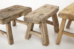 Hot Flamant Paton, Tabouret, Bois Recycle
