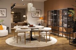 Online Flamant Fantaisie, Fauteuil, Tissu, Blanc