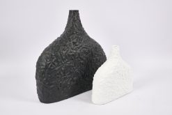 Clearance Flamant Corralee, Vase, Ceramique, Noir, L