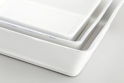 Wholesale Flamant Jille, Plat A Four, Ceramique, Blanc, 35Cm