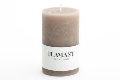 Online Flamant Beth, Bougie, Couleur Taupe, 7X11,5Cm