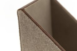 Hot Flamant Milburn, Porte-Fichiers, Laine Et Cuir