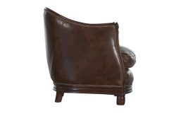 Online Flamant Melbury, Fauteuil Club, Marron Fonce, Cuir
