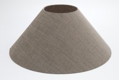 Hot Flamant Circum, Abat-Jour, Naturel Et Gris, Conique, 55 Cm