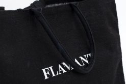 Wholesale Flamant Sac Flamant, Sac Shopping, Jute, Noir
