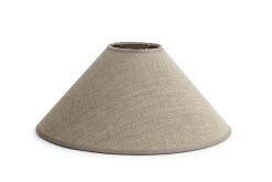 Clearance Flamant Circum, Abat-Jour, Naturel Et Argent, Conique, 30 Cm