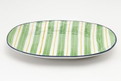 New Flamant Nanna, Assiette De Service, Vert, Ovale
