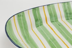 New Flamant Nanna, Assiette De Service, Vert, Ovale